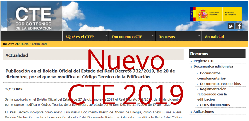 Nuevo CTE 2019