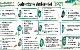 calendario medio ambiente 2021