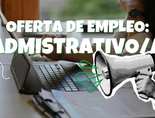 Oferta de empleo: Administrativo/a