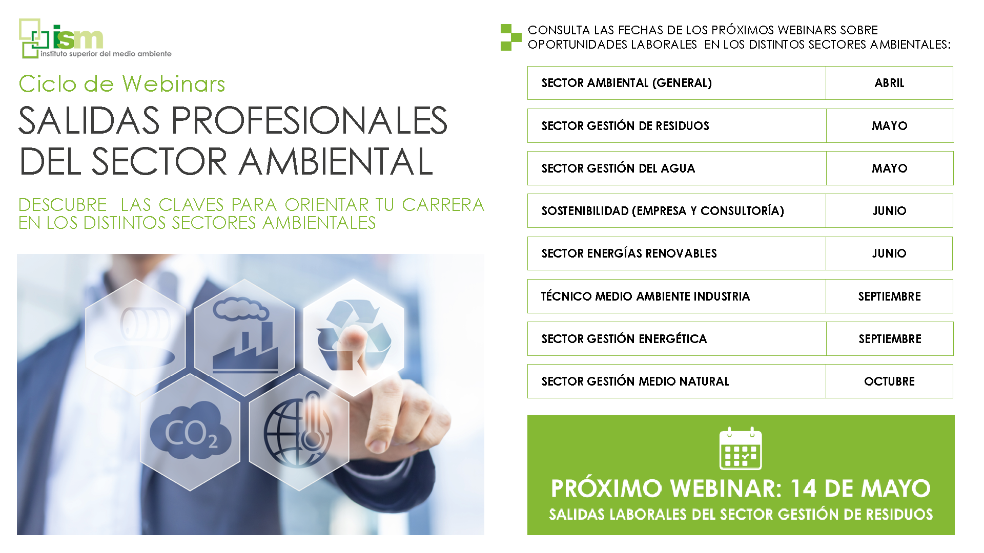 webinar salidas laborales sector ambiental