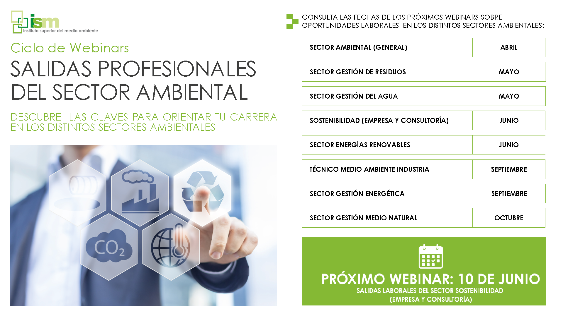 webinar salidas laborales sector ambiental