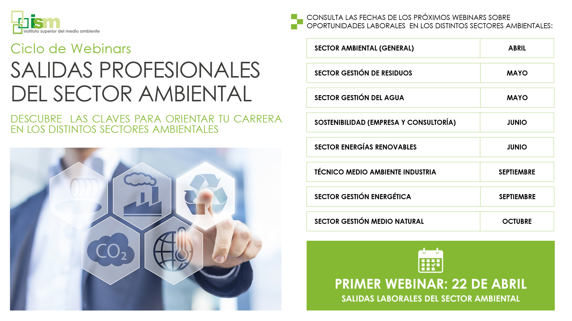 webinar salidas profesionales sector ambiental