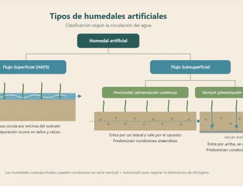 Humedales artificiales para el tratamiento de aguas residuales
