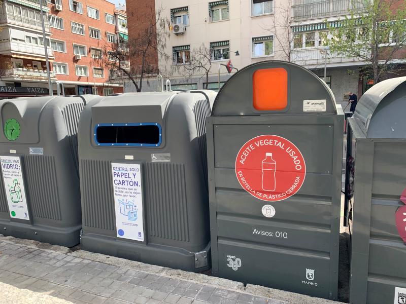 contenedor aceite usado madrid